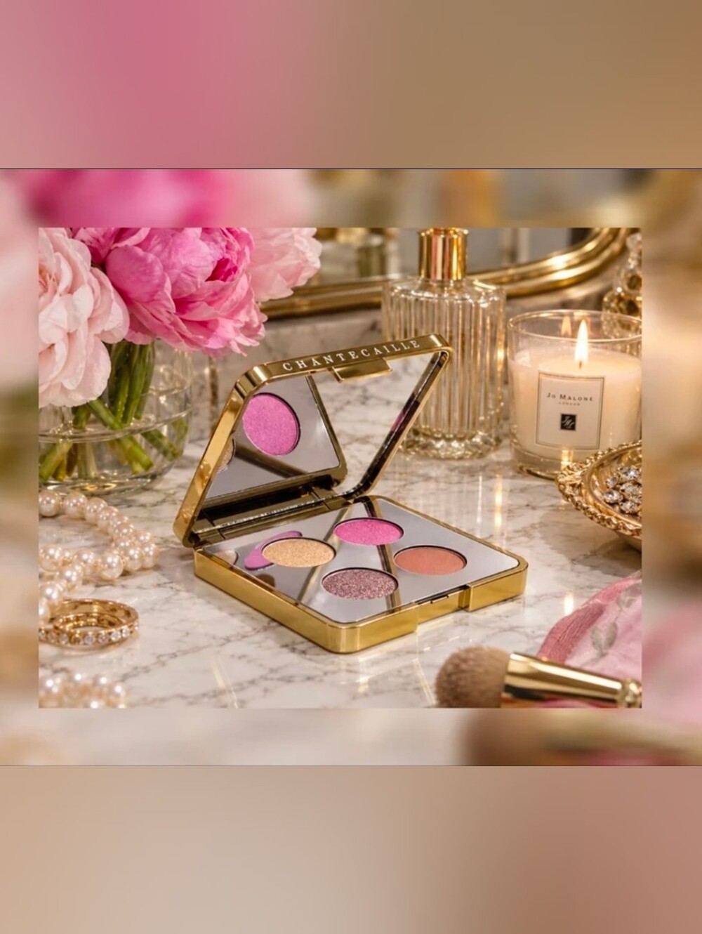 Chantecaille Limited Edition Wild Meadows Eye Shadow Quartet Palette New